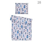 Posteljina set 2 elementa za krevet 180x80 cm uzorak-28