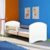 Dječji krevet ACMA II bez motiva, bočna sonoma 140x70 cm