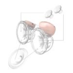 BabyOno set rezervnih dijelova za izdajalicu Twinny KIT II - silikonski nastavak 28 mm i lijevci 24 mm i 21 mm