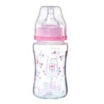 BabyOno Bočica antikolik 240 ml, roza