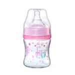 BabyOno Bočica antikolik 120 ml, roza
