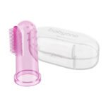 BabyOno Baby četkica za desni na prst, roza