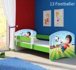 Dječji krevet ACMA s motivom, bočna zelena 160x80 cm 13 Footballer