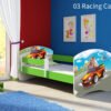 Dječji krevet ACMA s motivom, bočna zelena 160x80 cm 03 Racing Car