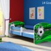 Dječji krevet ACMA s motivom, bočna plava 140x70 cm 14 Goal