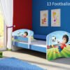 Dječji krevet ACMA s motivom, bočna plava 140x70 cm 13 Footballer