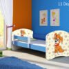 Dječji krevet ACMA s motivom, bočna plava 140x70 cm 11 Dog