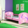 Dječji krevet ACMA s motivom, bočna roza 160x80 cm 17 Pony