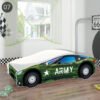 Dječji krevet ACMA Auto 160x80 cm 07 Vojska