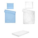 Posteljina set 5 elemenata za krevet 160x80 cm uzorak-27