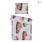 Posteljina set 2 elementa za krevet 160x80 cm uzorak-31