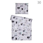 Posteljina set 2 elementa za krevet 160x80 cm uzorak-30