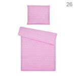 Posteljina set 2 elementa za krevet 160x80 cm uzorak-26