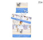 Posteljina set 2 elementa za krevet 160x80 cm uzorak-21a