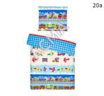 Posteljina set 2 elementa za krevet 160x80 cm uzorak-20a