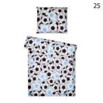 Posteljina set 2 elementa za krevet 160x80 cm uzorak-25