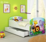Dječji krevet ACMA s motivom + ladica 140x70 cm