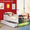 Dječji krevet ACMA s motivom + ladica 180x80 cm 37 Nogometaš