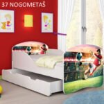 Dječji krevet ACMA s motivom + ladica 180x80 cm 37 Nogometaš