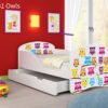 Dječji krevet ACMA s motivom + ladica 180x80 cm 31 Owls