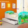 Dječji krevet ACMA s motivom + ladica 180x80 cm 30 Dinosaurs