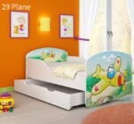 Dječji krevet ACMA s motivom + ladica 180x80 cm 29 Aeroplane
