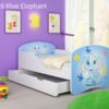 Dječji krevet ACMA s motivom + ladica 180x80 cm 26 Blue Elephant
