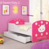 Dječji krevet ACMA s motivom + ladica 180x80 cm 16 Sweet Kitty 2