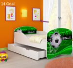 Dječji krevet ACMA s motivom + ladica 180x80 cm 14 Goal