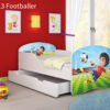Dječji krevet ACMA s motivom + ladica 180x80 cm 13 Footballer