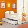 Dječji krevet ACMA s motivom + ladica 180x80 cm 11 Dog