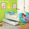 Dječji krevet ACMA s motivom + ladica 180x80 cm 09 Mermaid