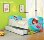 Dječji krevet ACMA s motivom + ladica 140x70 cm 09 Mermaid