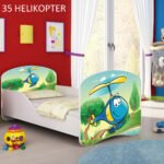 Dječji krevet ACMA s motivom 180x80 cm 35 Helikopter