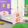 Dječji krevet ACMA s motivom 140x70 cm 33 Cats
