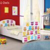 Dječji krevet ACMA s motivom 140x70 cm 31 Owls