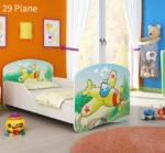 Dječji krevet ACMA s motivom 140x70 cm 29 Aeroplane