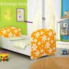 Dječji krevet ACMA s motivom 140x70 cm 24 Orange Daisy