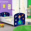 Dječji krevet ACMA s motivom 140x70 cm 22 Cosmos