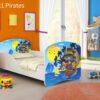 Dječji krevet ACMA s motivom 140x70 cm 21 Pirates
