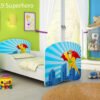Dječji krevet ACMA s motivom 140x70 cm 19 Superhero