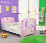 Dječji krevet ACMA s motivom 140x70 cm 17 Pony