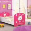 Dječji krevet ACMA s motivom 140x70 cm 16 Sweet Kitty 2