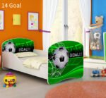 Dječji krevet ACMA s motivom 140x70 cm 14 Goal