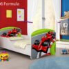 Dječji krevet ACMA s motivom 180x80 cm 06 Formula 1