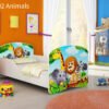 Dječji krevet ACMA s motivom 180x80 cm 02 Animals