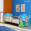 Dječji krevet ACMA s motivom, bočna sonoma 180x80 cm 32 Knight