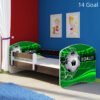 Dječji krevet ACMA s motivom, bočna wenge 160x80 cm 14 Goal