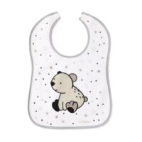 BabyOno Podbradak Samostalno jedem sivi rub medo sa zvijezdama