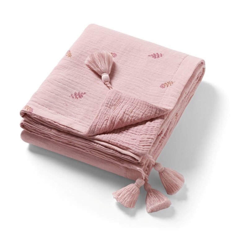 BabyOno Muslin pamučna dekica 75x100 cm, roza